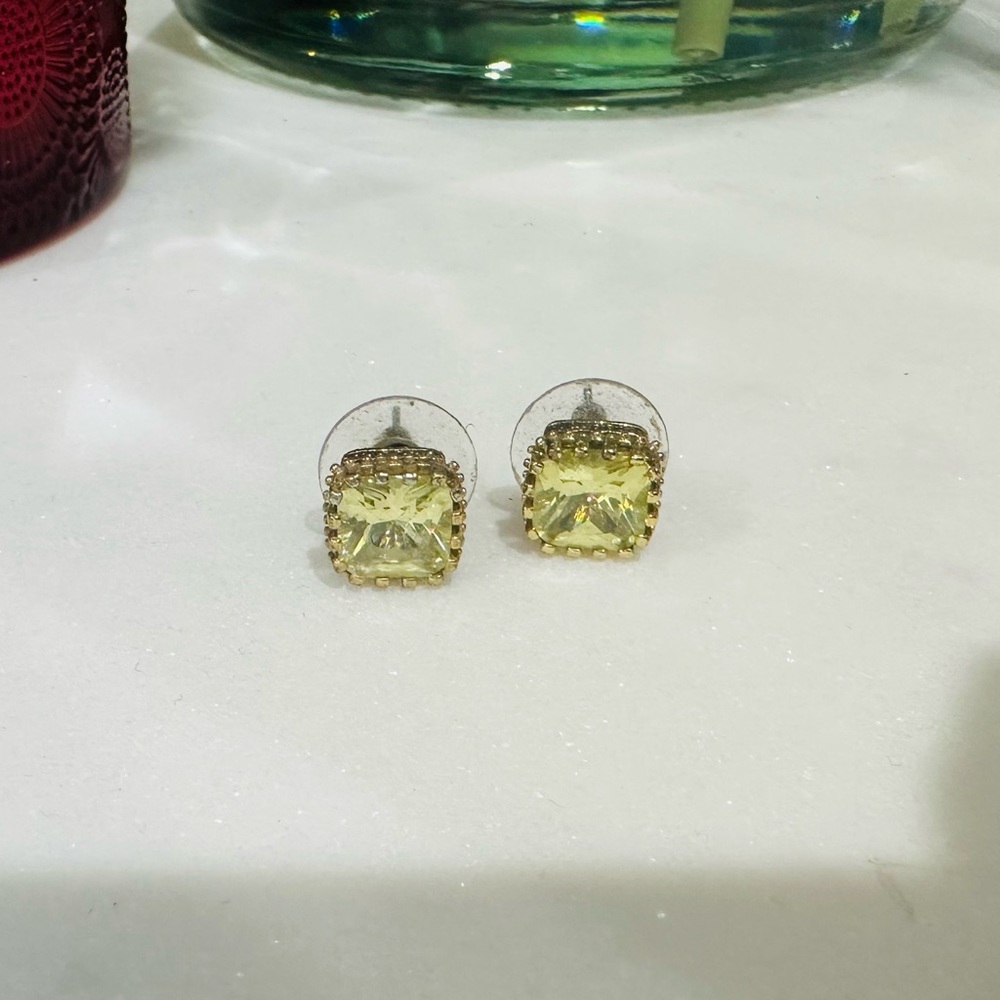 Lime colored studs